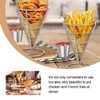 CNQLIS 2Pcs French Fry Holder French Cone French Fries Basket