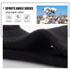 6 Pares Calcetines Deportivos para Hombre, Calcetas Tobilleros de Algodón,