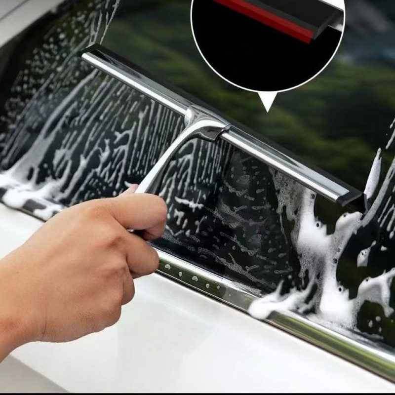 Stainless Steel Shower Squeegee for Glass Cleaning – Practical Water