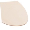 DOITOOL 10Pcs Wooden Shield Cutouts with Jute Twine Unfinished Blank