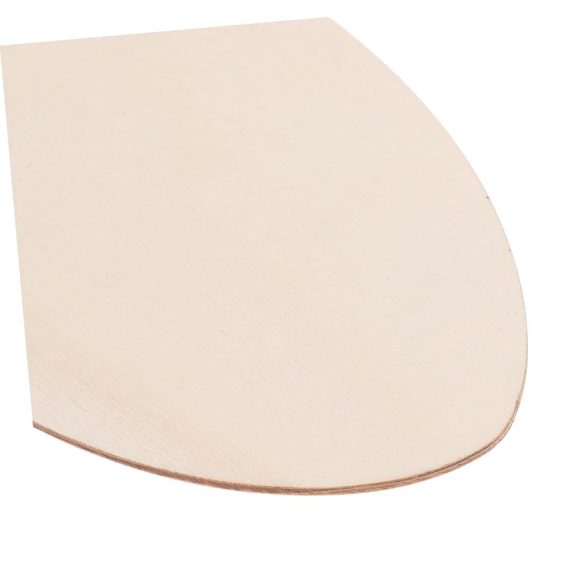 DOITOOL 10Pcs Wooden Shield Cutouts with Jute Twine Unfinished Blank