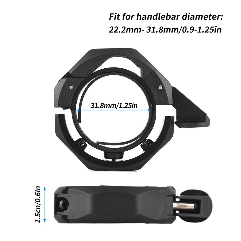 Bike Bell Aluminum Alloy Compact Cycling Ring Bell with Adjustable