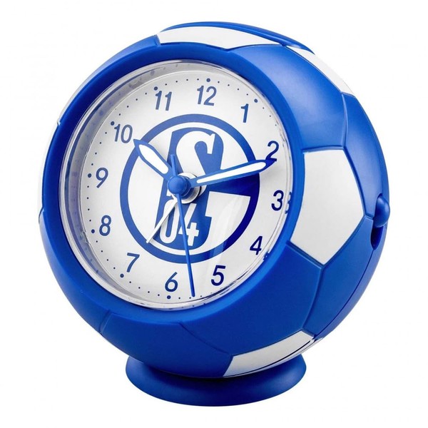 FC Schalke 04 Alarm Clock in Football Look Clock |