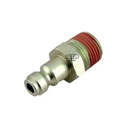 All Tool Depot UNIVERSAL TYPE Quick Connect 1/4" NPT Coupler x 3/8" NPT Male Thread Plug (2 Pack)