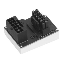 12VHPWR 180 Degree Angled Adapter 450W RVS Type Reverse 12 4 Pin Angle Connector Power Adapter for RTX 4090 4080 4070ti