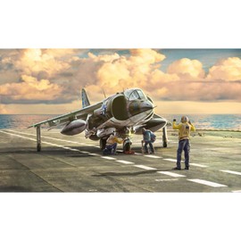 ITALERI 1410S - 1:72 AV-8A Harrier, Model Building Kit, Standing Model Building, Crafts, Hobby, Gluing, Plastic Kit, Detailed, Unpainted