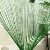 uxcell String Curtain Fringe Panel 39" x 79"(WH) Thread Strip