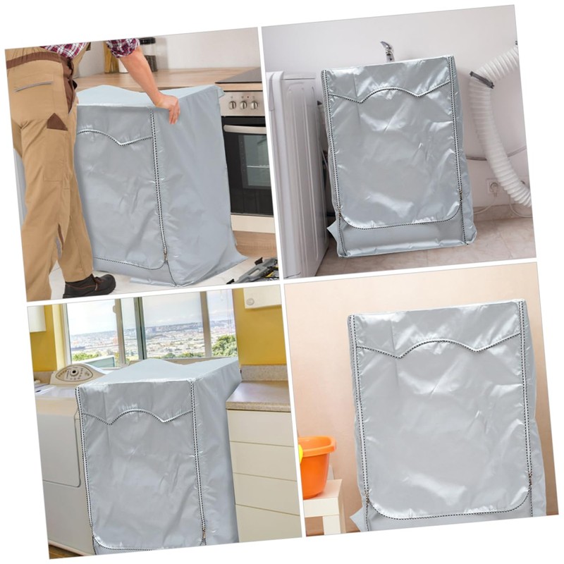 Tofficu Washer Cover Outdoor Laundry Machine Cover Uv Protection for