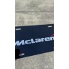 BLVD McLaren Black Mirror Acrylic License Plate Including Mounting Hardware