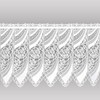 atelier alles-Spitze White lace panel curtain Malu made of real