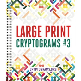 Large Print Cryptograms #3