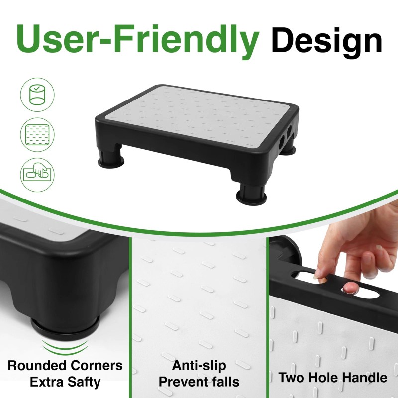 Cool-Angle Adjustable Step Stool for High Beds & SUV -