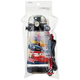 Skater PDDR5 Direct Drinking Water Bottle, 16.9 fl oz (500 ml), Plastic, For Kids, Boys, Cars, 23 Boys