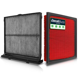 Dacall Activated Carbon Cabin & Engine Air Filter Set fit for Subaru Forester H4-2.5L (2019-2025), for Subaru WRX H4-2.4L (2022-2025), Replacement 72880-FL000, 16546-AA16A