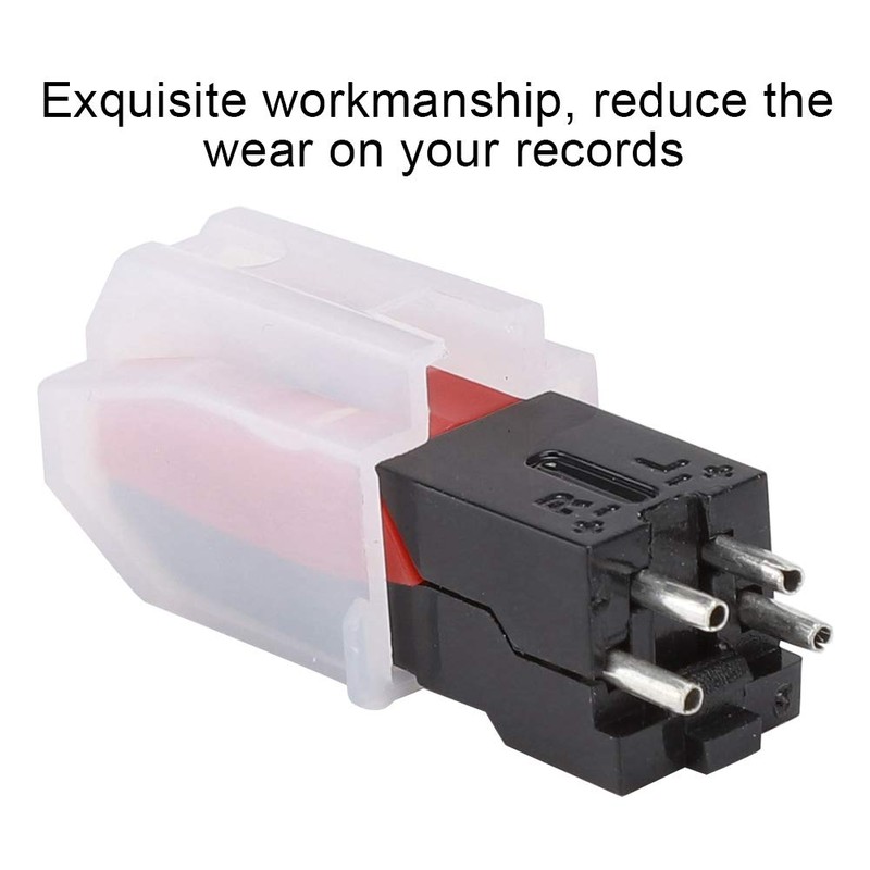 Turntable Needle, Dual Needle Turntable Pen for Turntable, LP, Phonograph,