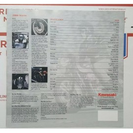 NOS Kawasaki 2000 W650 Original Dealer Brochure 9969-2657  (tzp-258)