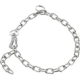 Sprenger CR Chain Collar Medium Chain with 1 Ring and 1 Sprinkler Hook Chrome-Plated Steel 3 mm for Dogs up to 45 kg (55 cm)