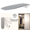 RustyVioum Wall-Mounted Ironing Board with 160 ° Swivel Function, 39"x12"