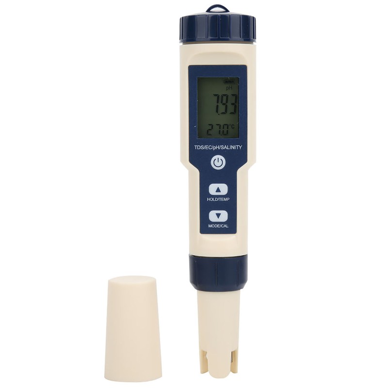 EZ-9909 5 in 1 Function Water Quality Testing Meter PH