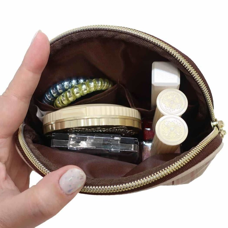 Curious George [Cosmetic Pouch] Embroidered Shell Pouch/Snack