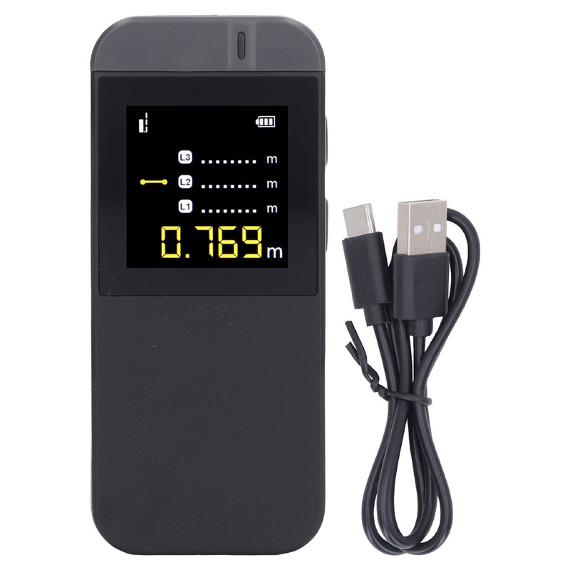 Smart Infrared Rangefinder LCD Screen Gravity Sensing Distance Measuring Device