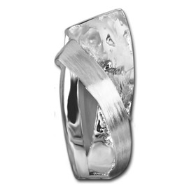 SilberDream SDO4404O Women's Triple Hoop Earrings 925 Sterling Silver Hoop Earrings, Sterling Silver