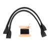 1 Pair Leather Bag Handles DIY Handcraft Sew On Ear