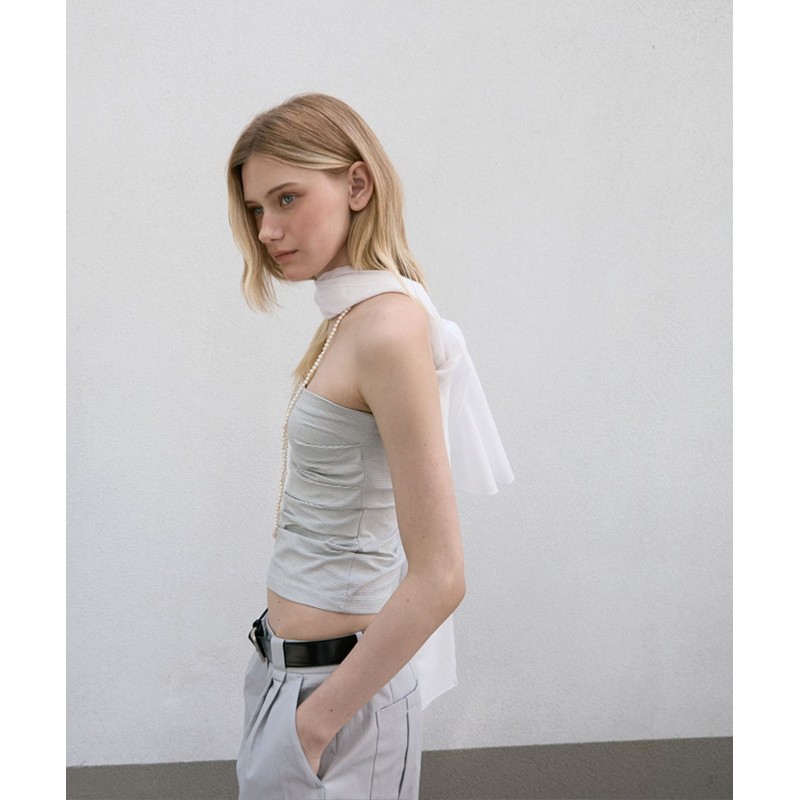 Sigureit Sigreate 100 Thread Airy Cotton Scarf_White