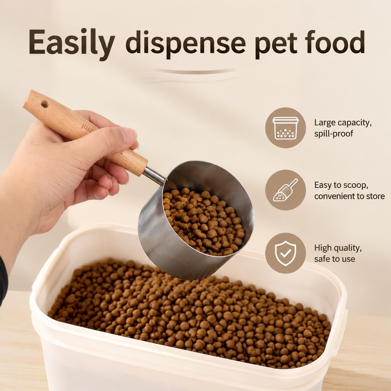 1Pcs 1Cup(240ml | 8oz) 304 Stainless Steel Measuring Cup with