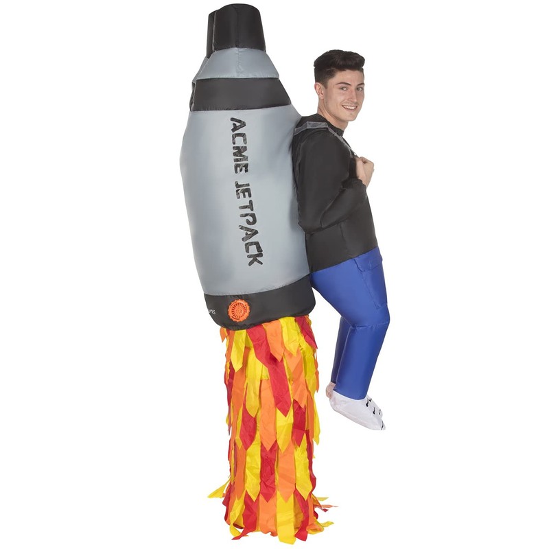 Morph MCROIJP Adults Jetpack Costume, Men, Multicolor, One Size