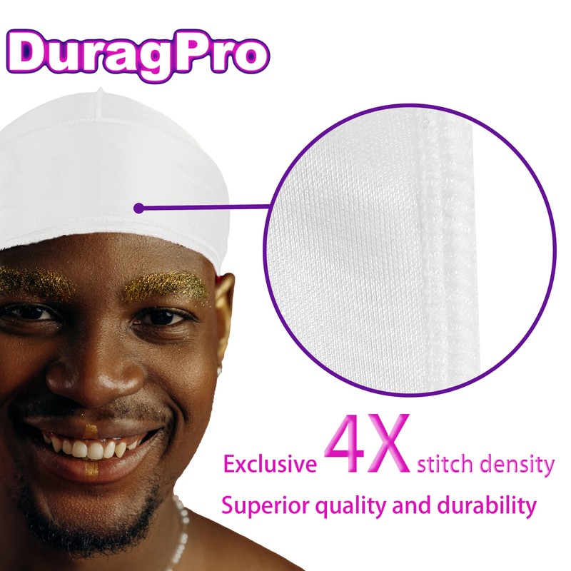 DuragPro Silk Durag for Men and Women, Silky Satin Do