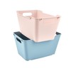 keeeper 6 Litre Textured Storage Box Lotta Nordic Blue