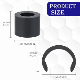 Rubber Roller Replacement Set，Mat Guide Rubbers，Compatible with Cricut Maker/Maker 3，