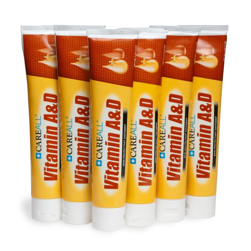 CareAll (6 Tubes) 4oz Vitamin A&D Ointment Treats and Prevents