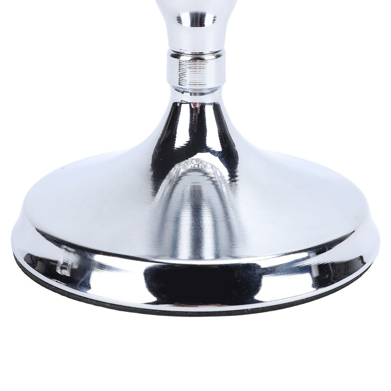 Crystal Candle Holder Ornament Tall Elegant Crystal Silver Candlestick for