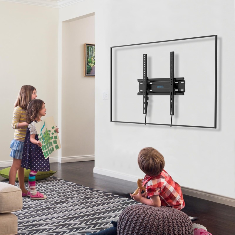 BONTEC TV Wall Mount Tilting for 23-60 inch TVs, Low