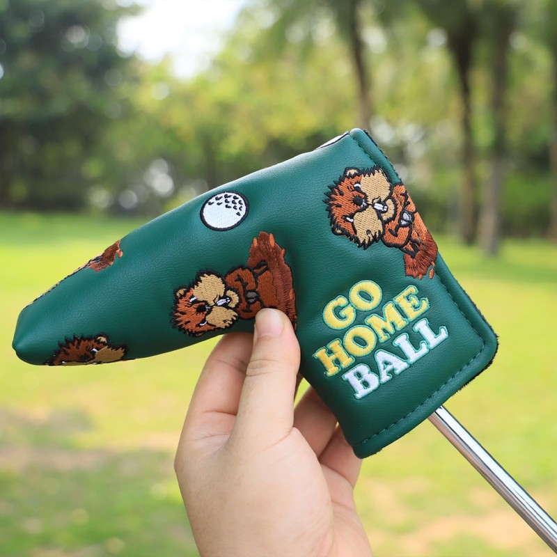 Golf Putter Cover Groundhog Putter Head Cover Blade Putter Cover