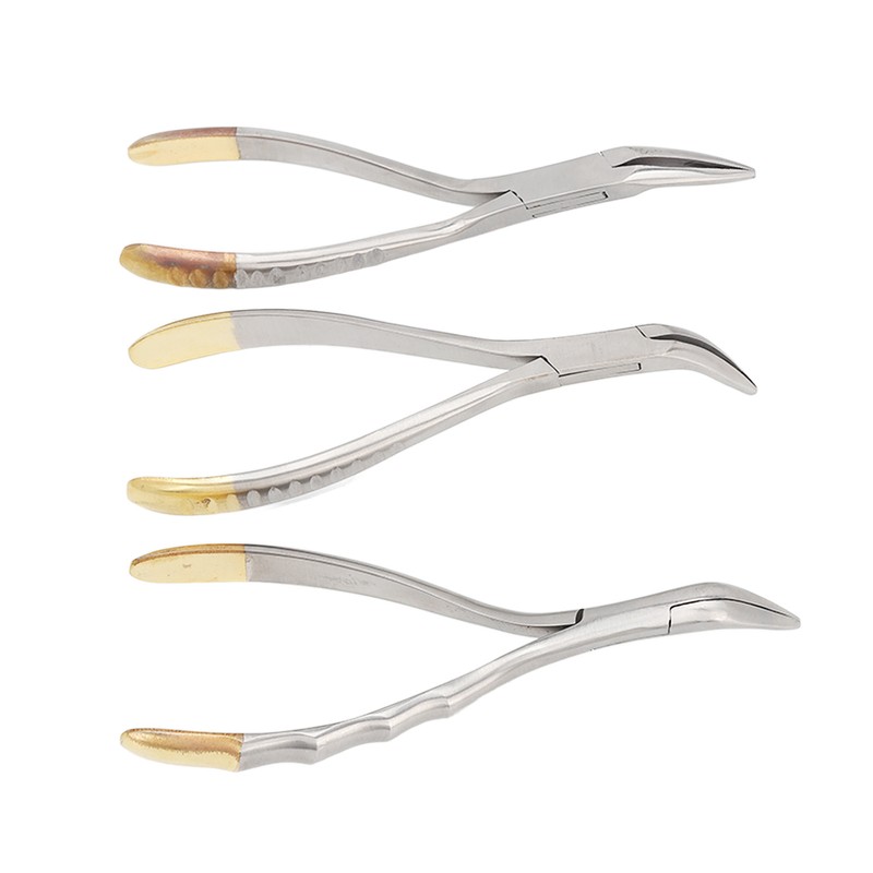 3pcs Dental Residual Teeth Fragments Extraction Pliers Stainless Steel Residual