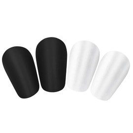 4 x Small Shin Pads, Anti-Collision Mini Shin Pads, Football, Men, Small, 8.5 x 5 cm, Mini Shin Pads for Graffitiing, Shin Pads, Children's Football for Boys Girls Adults