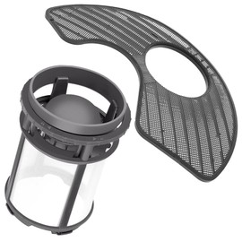 IWIWE W10872845 Dishwasher Pump Filter Cup & WPW10463906 Screen Filter - Compatible with Whirlpool/Kenmore/KitchenAid Dishwasher - Replaces AP6030094 PS11759673 W10393351 AP6021820 PS11755148 2312301