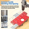 Shelf Pin jig, 2 in 1 Hinge Jig Self-Contained Clamping