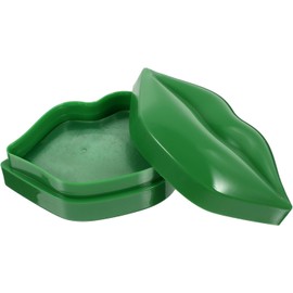 Mascarilla Labial Verde de Tela No Tejida, 20 Piezas Refrescante Fácil Absorción, para Labios y Piel Labial, Formato en Caja