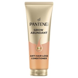 Pantene Grow Abundant Anti Hair Loss Conditioner 250ml for Fine, Weak Hair, Makes Hair 5X Stronger Increasing its Resilience Against Breakage, With 1500mg Pro-Vitamin Complex & Amino Acids