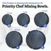Priority Chef Mixing Bowl Replacement Lids, Black