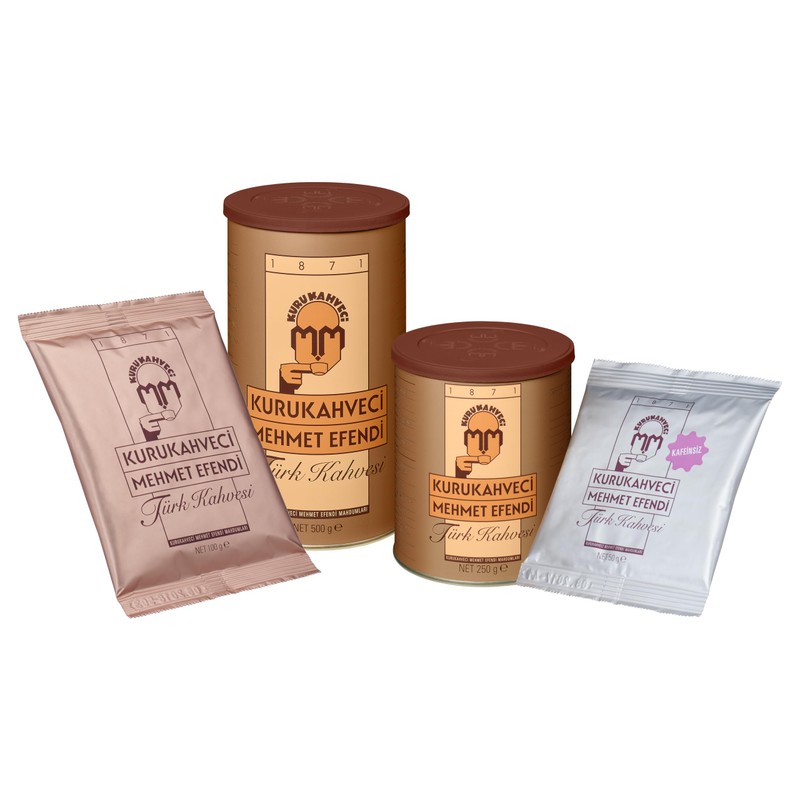 KURUKAHVECI MEHMET EFENDI Turkish Coffee, Arabica Beans, Roasted Ground,Rich Aroma,