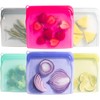 Hydra Cup Reusable Silicone Storage Bags [6 PACK] Food Storage