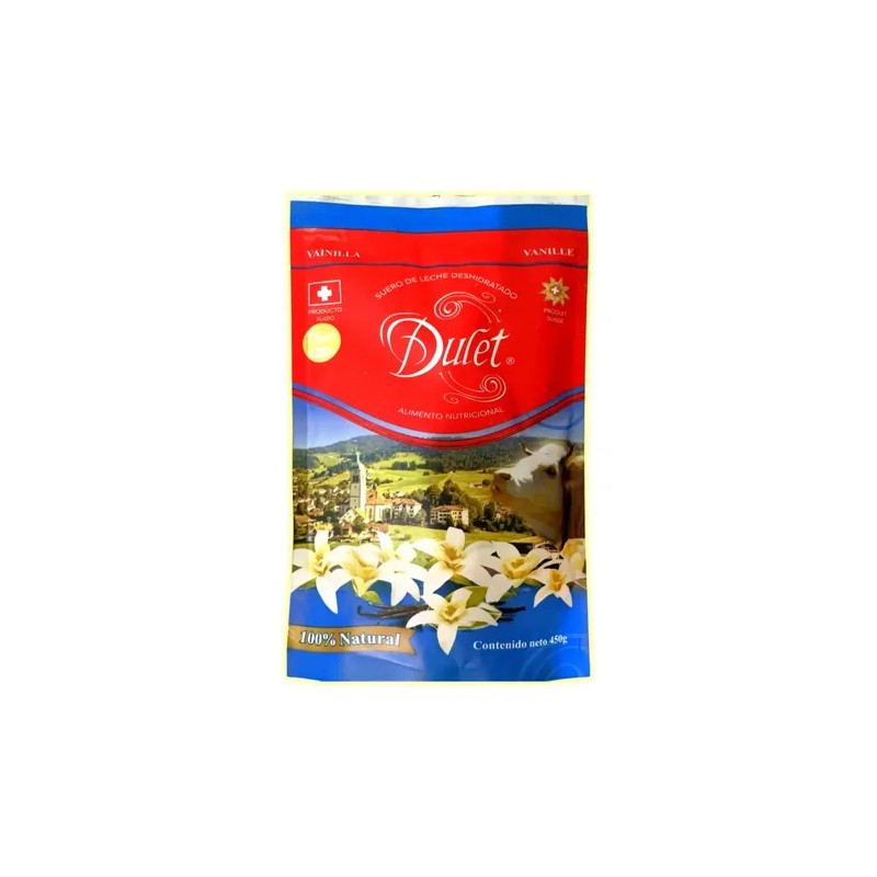 Dulet Lactosuero En Polvo Vainilla Bolsa 450 Gr