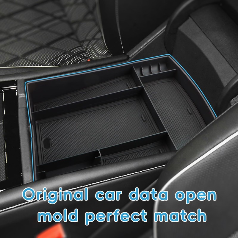 MARCHFA Center Console Organizer Tray Compatible for 2026 Volkswagen VW