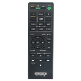 RM-ANP114 Replacement Remote Control Fit for Sony Sound Bar Sound Bar HT-CT370 HT-CT770; Bar Speaker (SA-CT370, SA-CT770); Subwoofer (SA-WCT370, SA-WCT770)