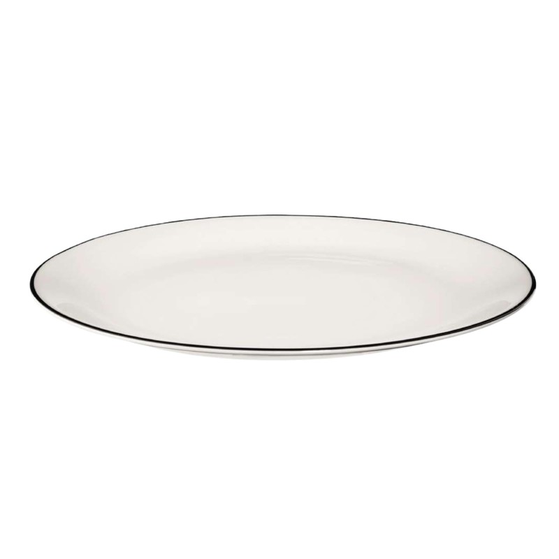 ASA LIGNE Dessertteller D.14,5 cm schwarze Linie